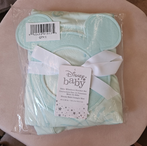 Disney Baby Milestone Blanket in Blue - Picture 5 of 5